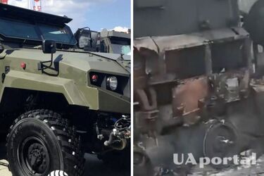 ВСУ в Херсонской области уничтожили новейший российский бронеавтомобиль 'Ахмат' (фото)