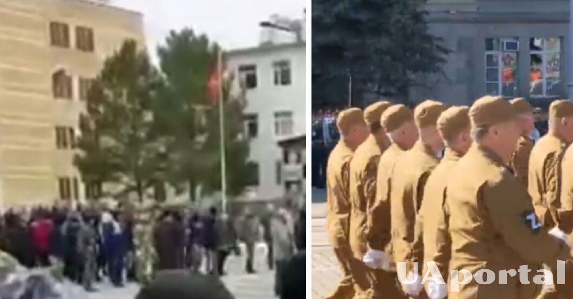 Марширування замість стрільбища: Мобілізовані з Свердловської області показали, як їх готують до війни Україні (відео)