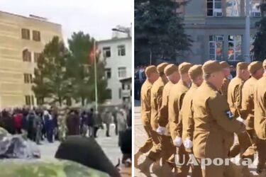 Маршировки вместо стрельбища: Мобилизированные из Свердловской области показали, как их готовят к войне Украине (видео)