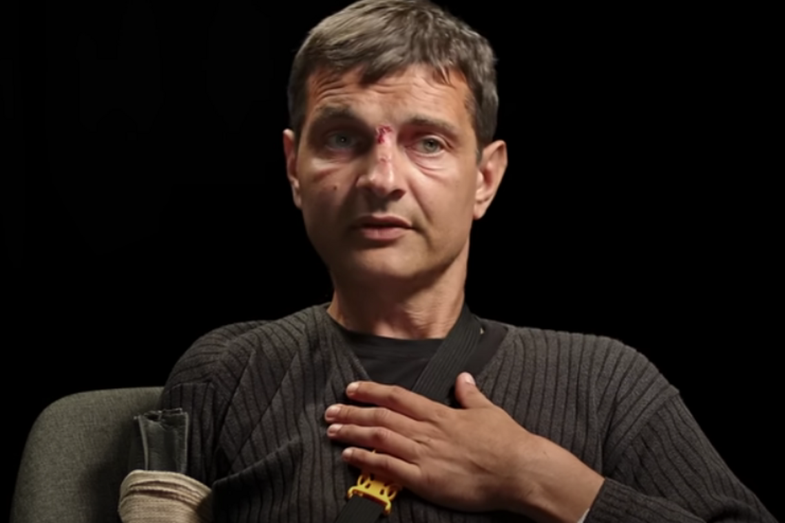 'Після місяця голодування, коли заплющуєш очі, ти забуваєш про сім'ю': морпіх Діанов розповів про тортури в полоні (відео)