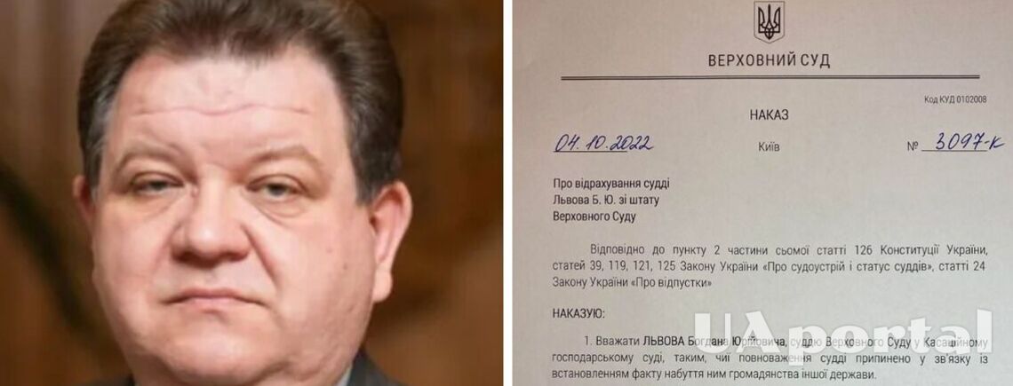 Суддю з російським паспортом відрахували з Верховного Суду