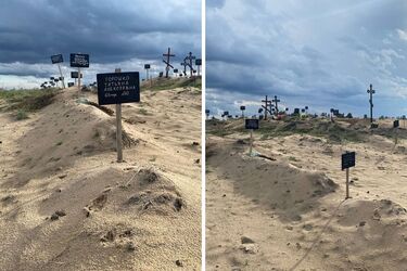 У деокупованому Лимані виявили масове поховання цивільних