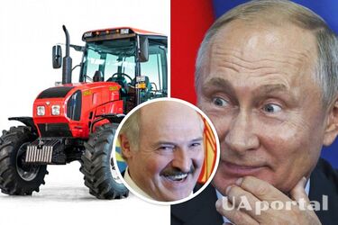 Лукашенко подарил путину на день рождения трактор 'Белорус' (видео)