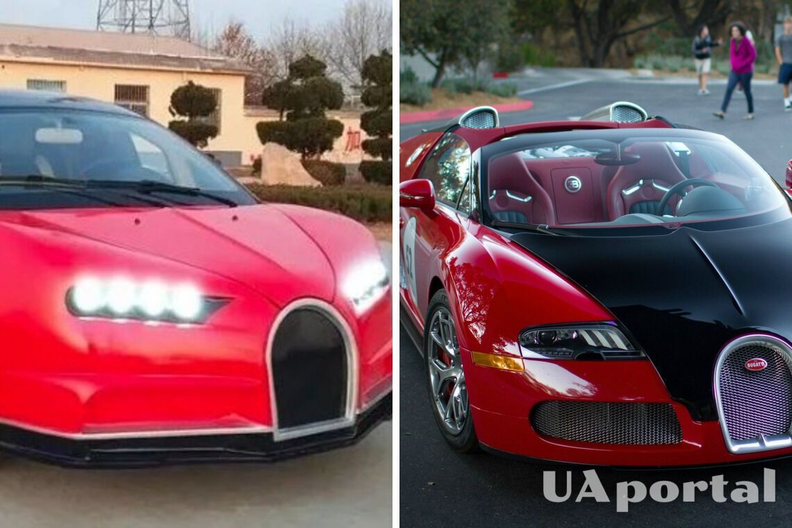 Китайці створили електричну репліку на суперкар 'Bugatti', для керування права не потрібні (фото)