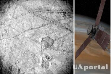 Супутник Юпітера Європа – фото станції Юнона – NASA