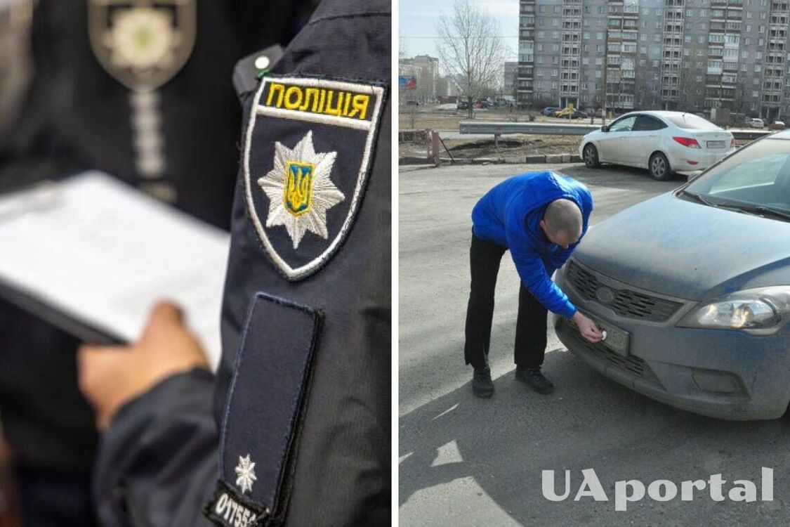 Водителей в Украине будут штрафовать за грязные номерные знаки на транспорте