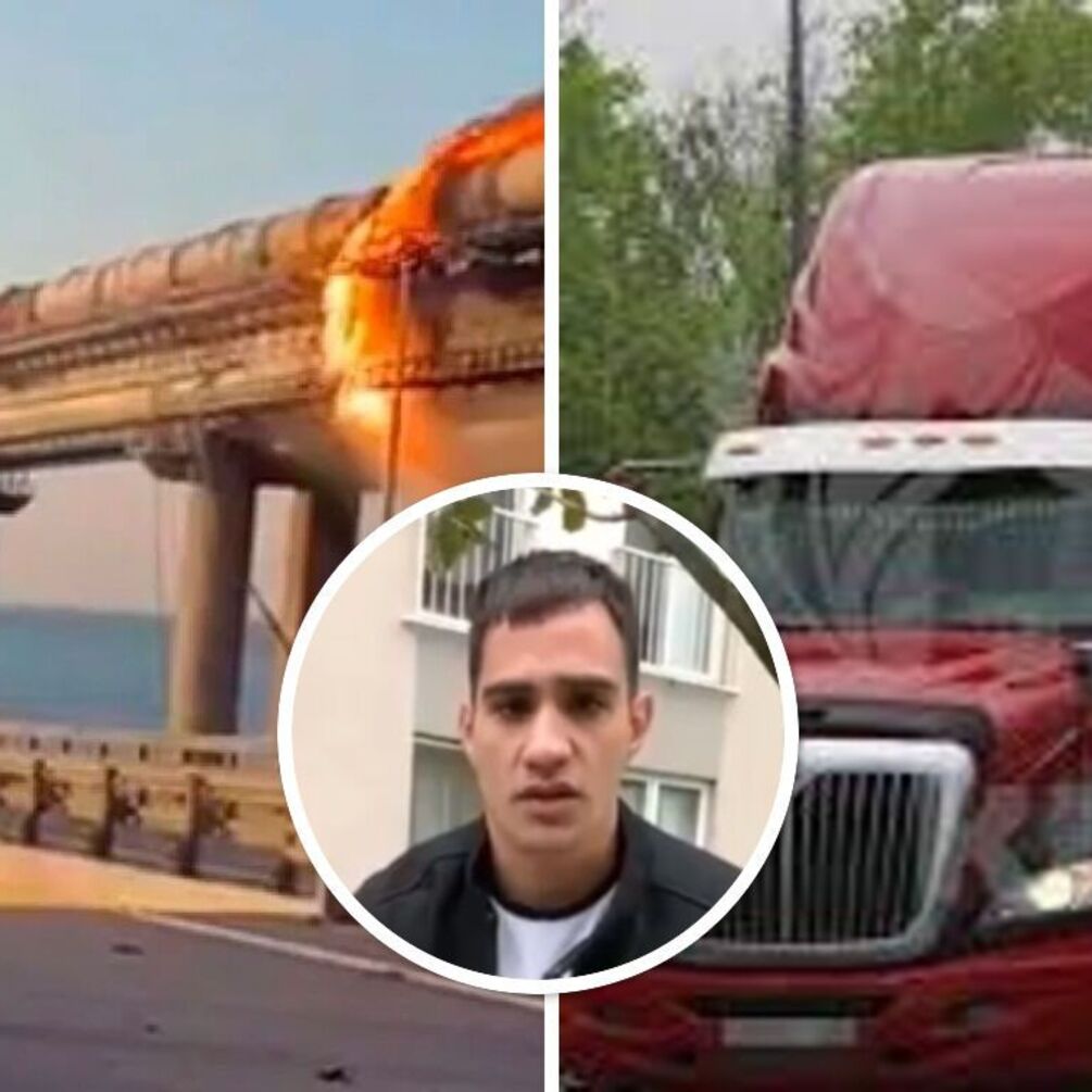 Пожежа на Кримському мосту: власник фури записав відеозвернення щодо непричетності до вибуху