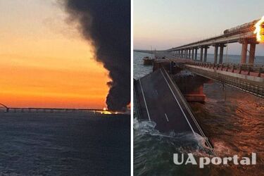 Повреждена железнодорожная и дорожная часть: появились последствия взрыва на Крымском мосту (видео, фото)