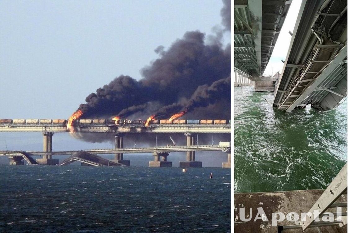 Как выглядит Крымский мост после взрыва и что известно о его состоянии