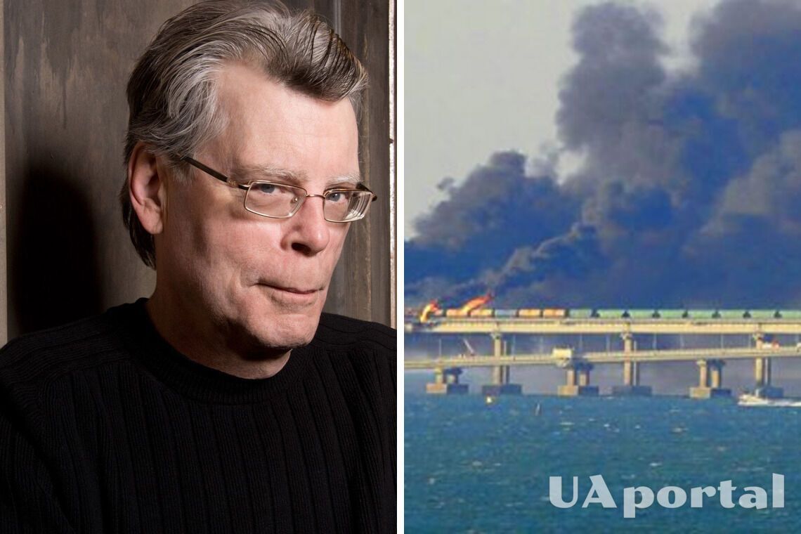 Стівен Кінг жорстко відповів на скиглення росіян з приводу вибуху Кримського мосту
