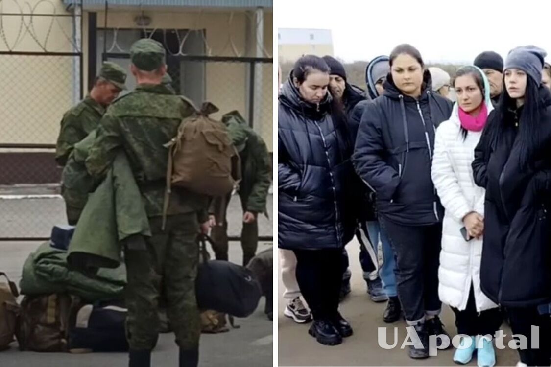 'Іграшки прибули, можете стріляти': жінки російських вояк приїхали на кордон України і вимагають вивести їхніх чоловіків зі Сватово (відео)