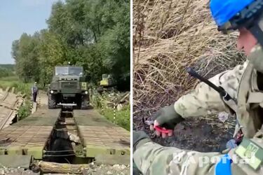 Інженери 92 ОМБр будують переправи та знешкоджують вибухонебезпечні предмети