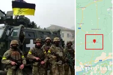 Українські захисники підняли прапор у Снігурівці на Миколаївщині (відео)