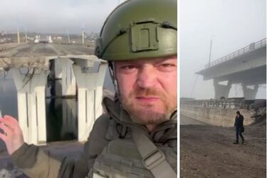 Антонівський міст зруйновано