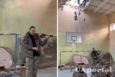 Боец ВСУ сыграл на скрипке известную украинскую песню и растрогал сети - видео