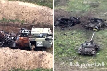 Скріншот з відео біля аеродрому Чорнобаївка