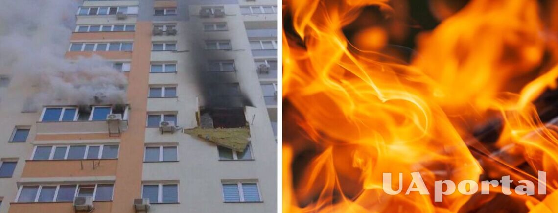 На Виноградарі в Києві стався потужний вибух в квартирі: спалахнула пожежа (відео) 