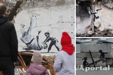 Жителі Бородянки розказали, як виглядає таємничий художник Бенксі