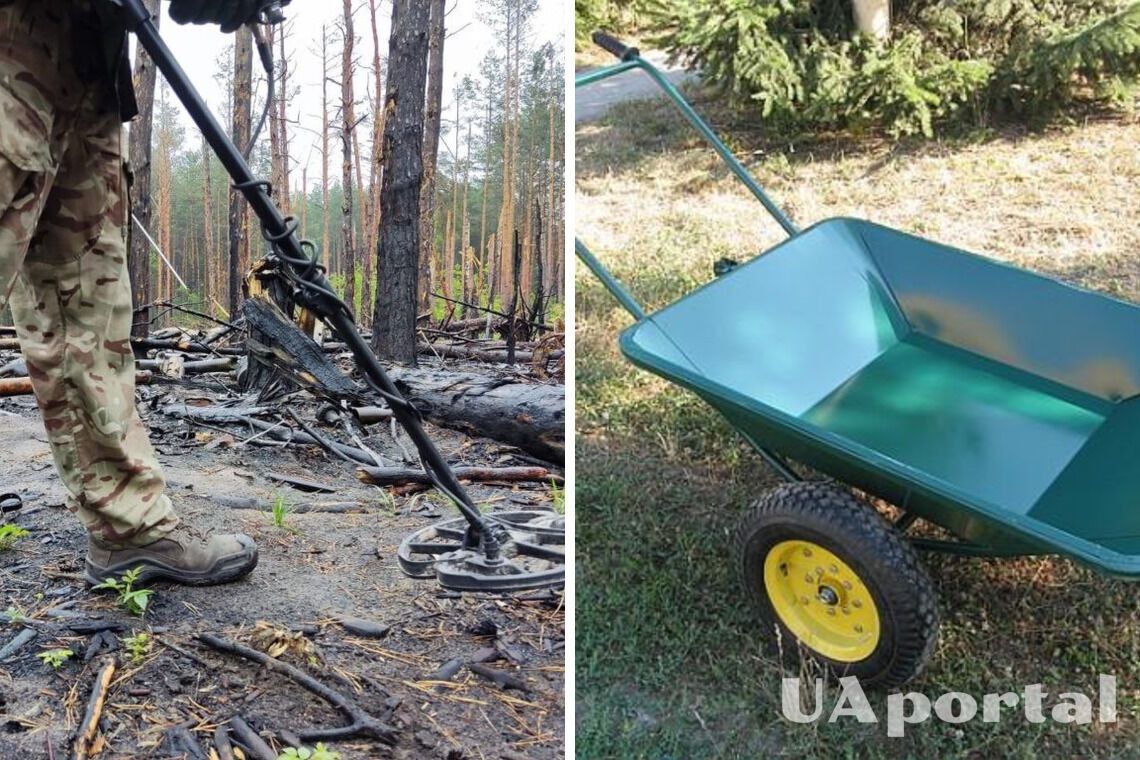 Разминировочная установка 'Сашко-91': украинские саперы показали, как очищают земли от снарядов оккупатов (видео)