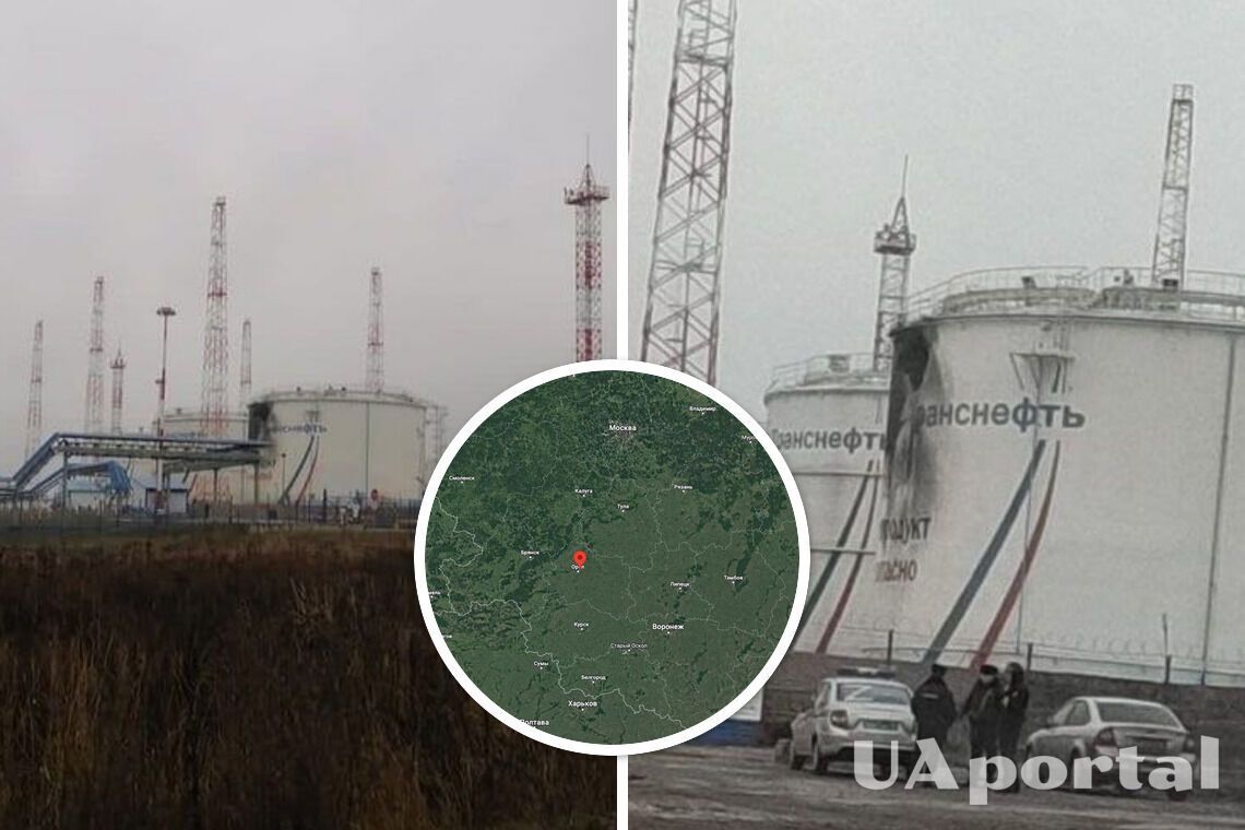 Нафтобаза вибухнула на росії - в Орловській області скаржаться на атаку безпілотників