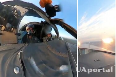 Пилоты Су-24М показали кадры полета и ударов по враждебным позициям
