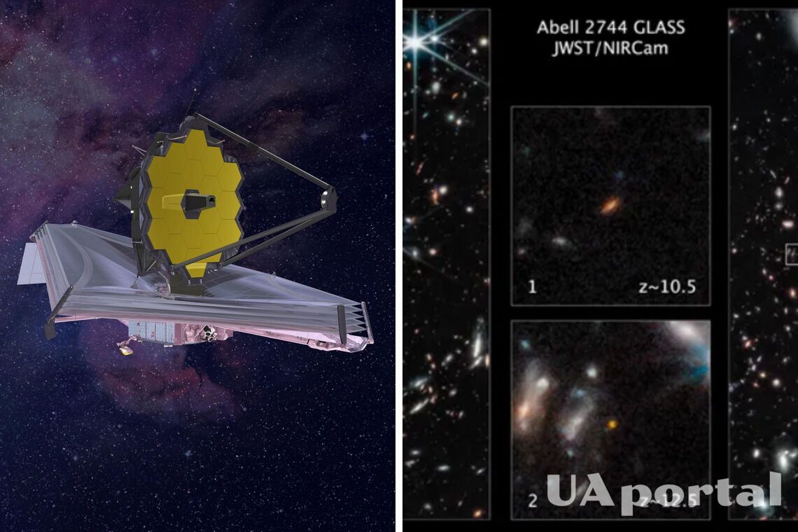 Космический телескоп Уэбба обнаружил две очень старые галактики в возрасте от 300 до 400 млн лет после Большого взрыва
