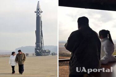 На фоні балістичної ракети: Кім Чен Ин вперше показав свою доньку (фото)
