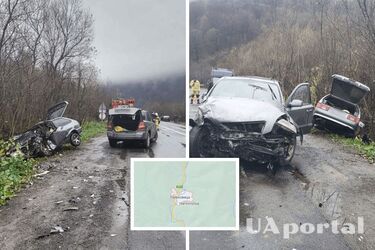 На Закарпатье легковушка выехала на встречку и протаранила авто: погибли два человека (фото)