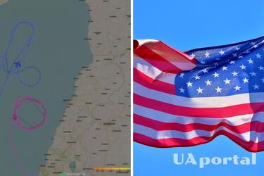 Американський військовий літак намалював у небі пеніс біля російської авіабази (фото)