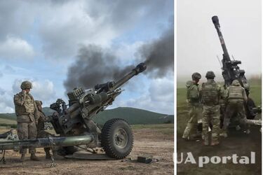 Гаубиця L-118 105 мм калібру працює по ворожих позиціям