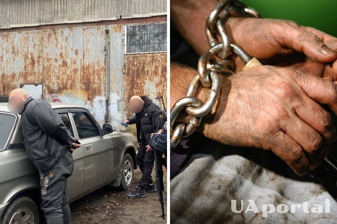 Рабство с угрозами расправы: в Киевской области полиция задержала мужчину, который удерживал и заставлял работать людей (видео)