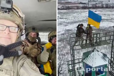 127 отдельная бригада терробороны подняла флаг на границе с россией в Харьковской области