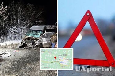 Легковушка слетела в кювет после столкновения с микроавтобусом в Хмельницкой области: погибли супруги (фото)