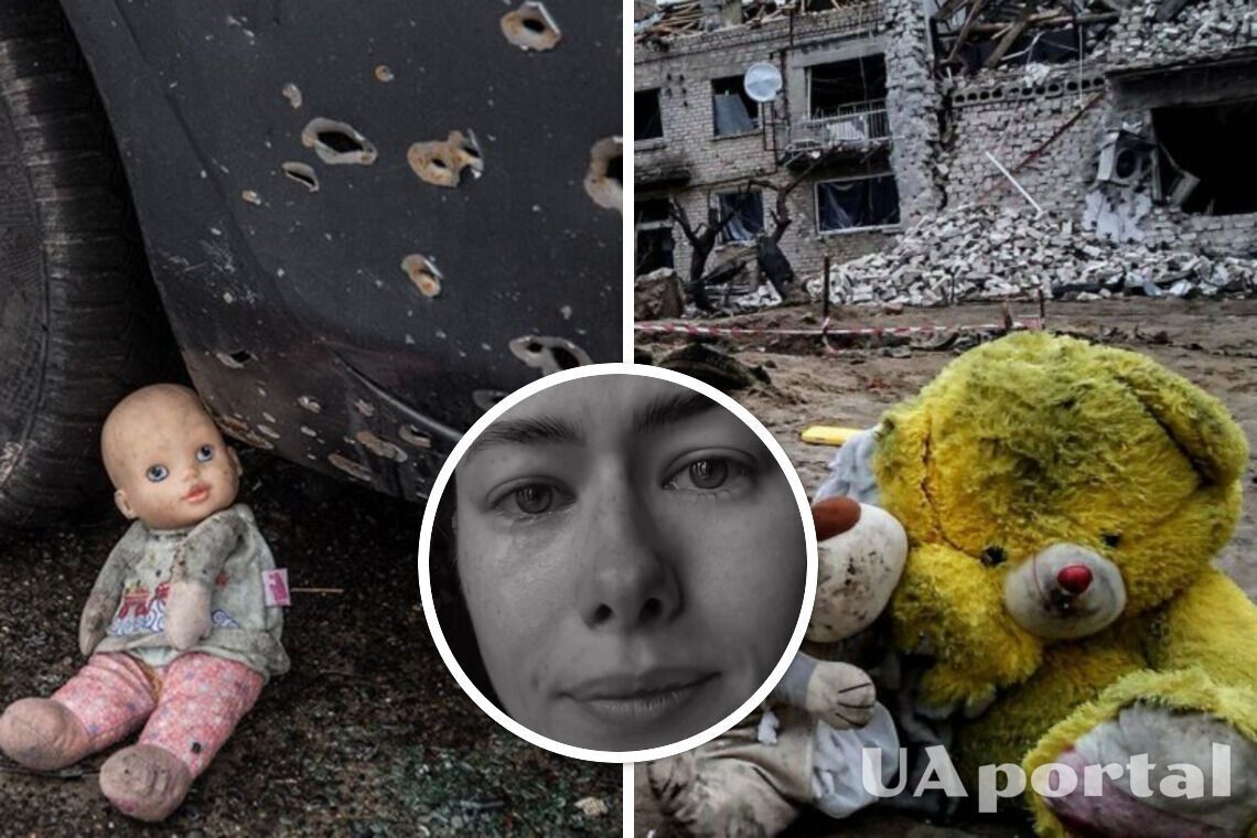  Євгенія Логай прочитала трагічний вірш про загиблих дітей України через війну