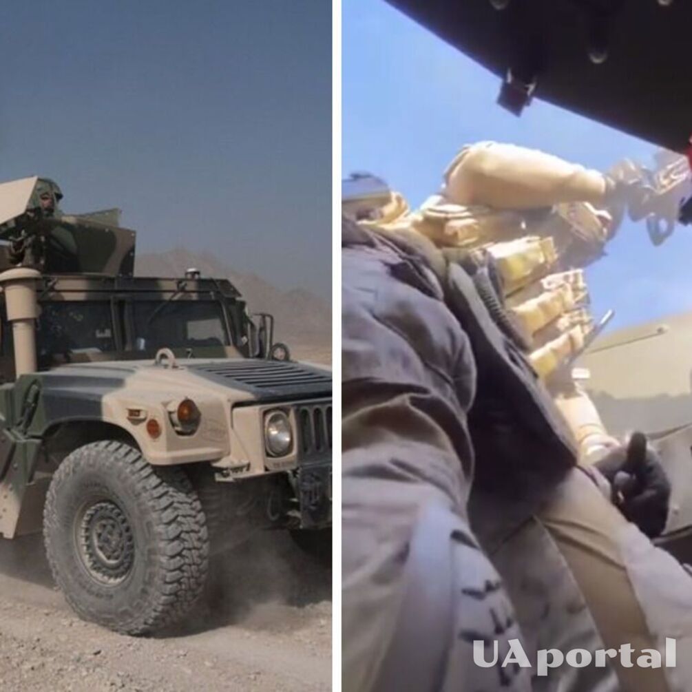 Украинские воины показали, как ведут огонь из Browning M2 HMG на базе бронемашины HMMWV (видео)