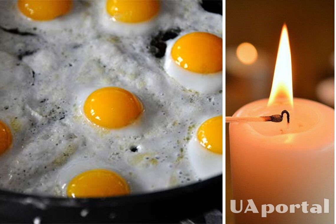 Як приготувати яєчню з ковбасою без електроенергії за 8 хвилин