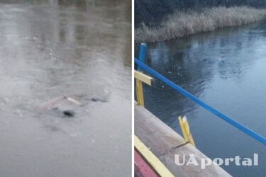 Автомобиль с тремя людьми внутри утонул в Изюме (фото)