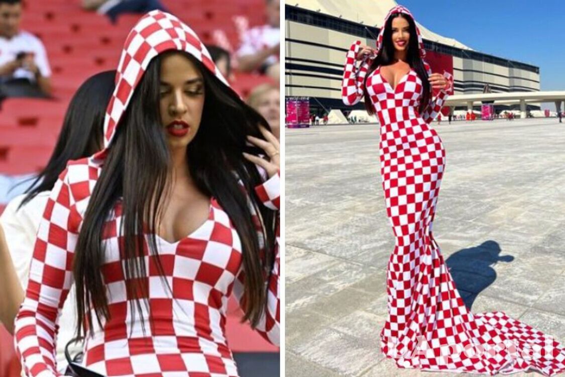 Хорватская красавица рискует попасть в тюрьму из-за откровенных платьев на чемпионате мира по футболу в Катаре (фото)