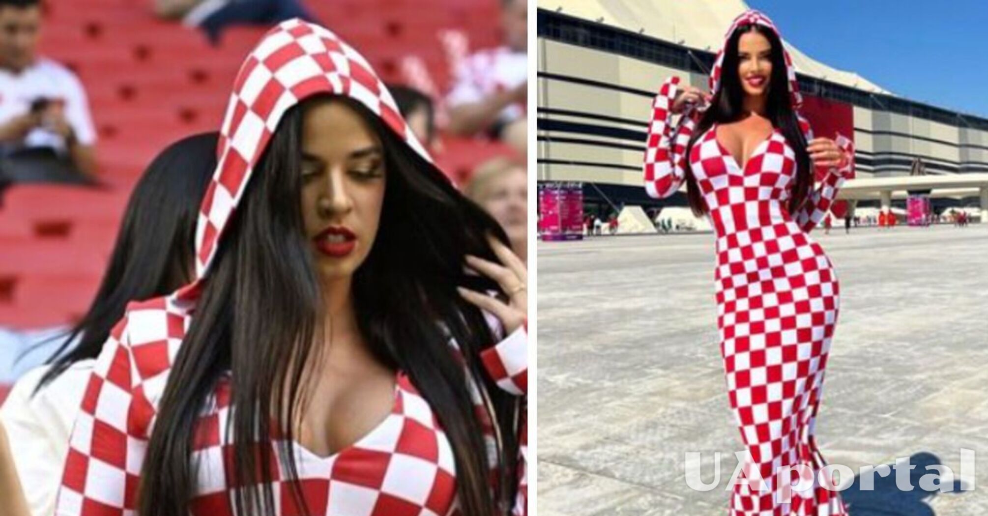 Хорватская красавица рискует попасть в тюрьму из-за откровенных платьев на чемпионате мира по футболу в Катаре (фото)