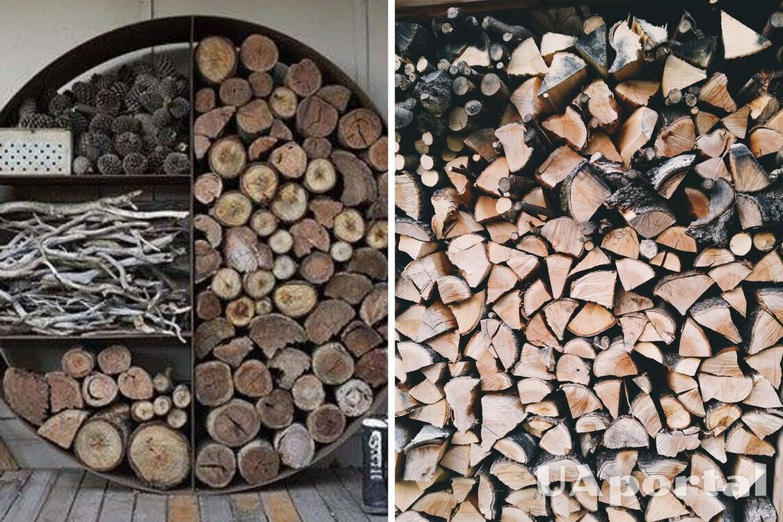 Як правильно зробити місце для зберігання дров, щоб вони були сухими