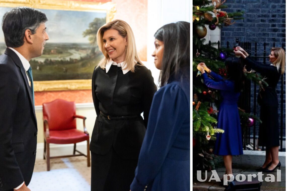 Елена Зеленская встретилась с премьер-министром Великобритании и его супругой в Лондоне