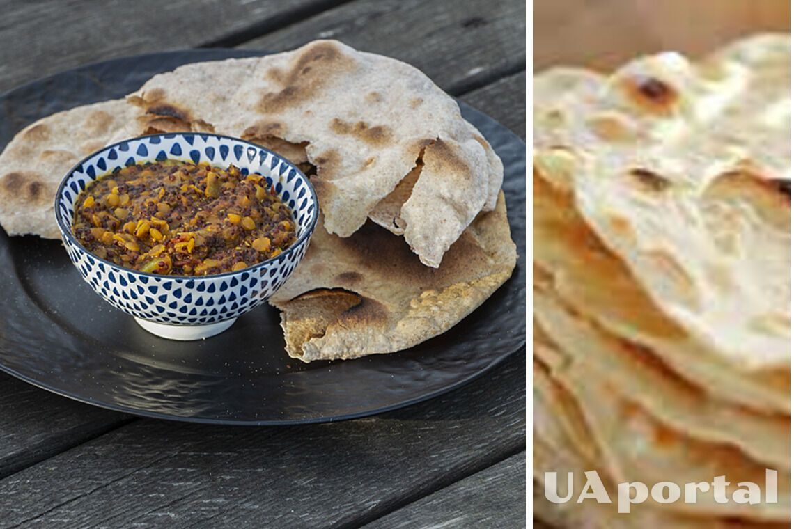 Альтернатива хліба : як приготувати індійські чапаті з декількох інгредієнтів за 15 хвилин