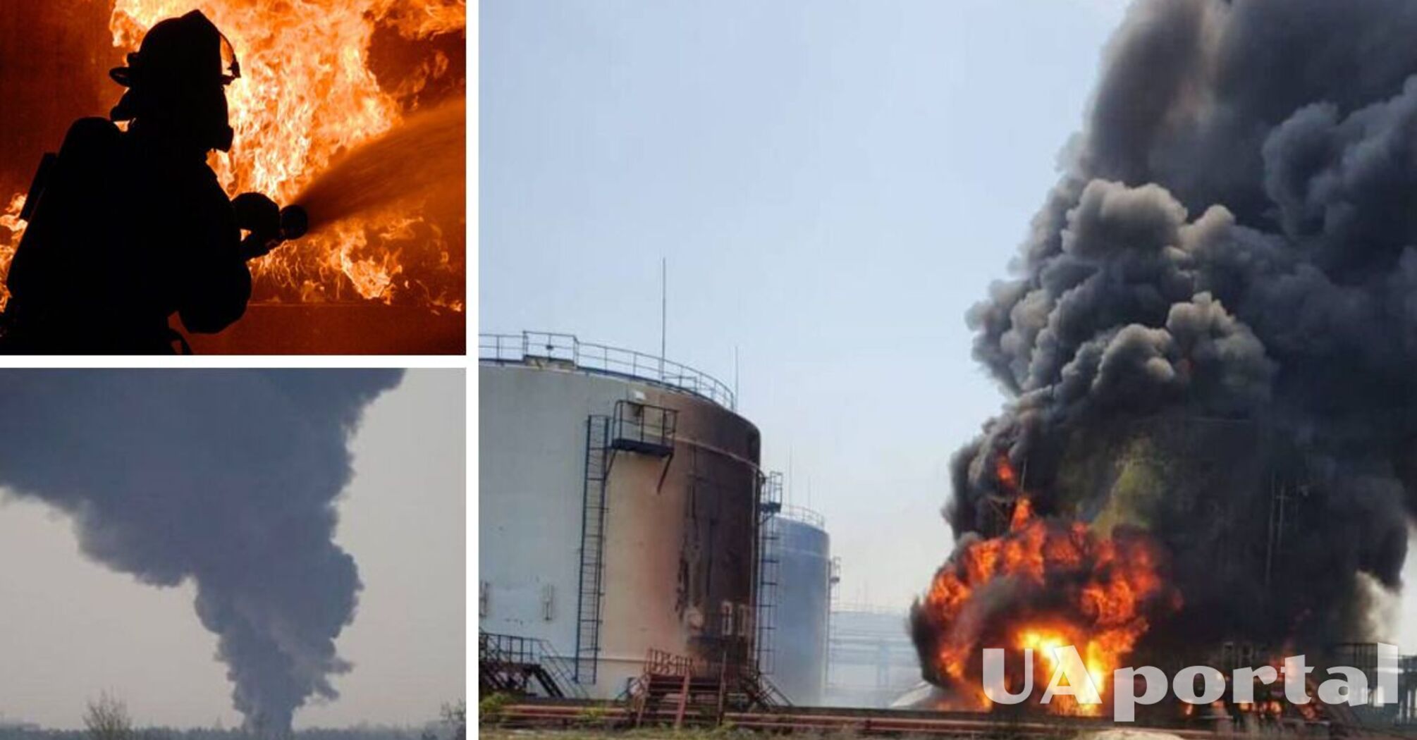 У Брянській області рф спалахнула пожежа: горять резервуари з нафтопродуктами (відео)