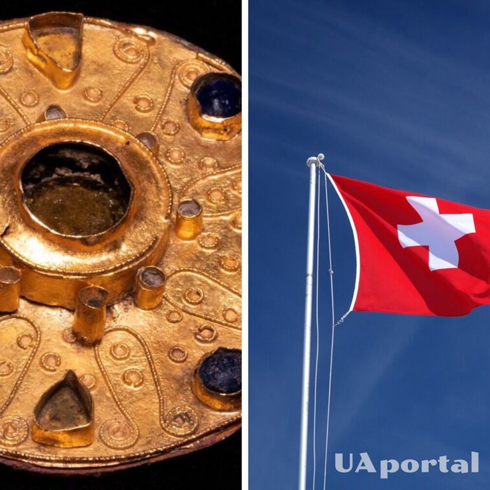 В Швейцарии обнаружили поразительную золотую брошь VII века (фото)