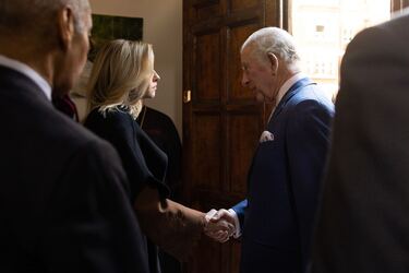 Олена Зеленська на зустрічі із королем Великобританії