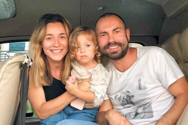 Анастасія Коротка, Андрія Бідняков та їхня дочка