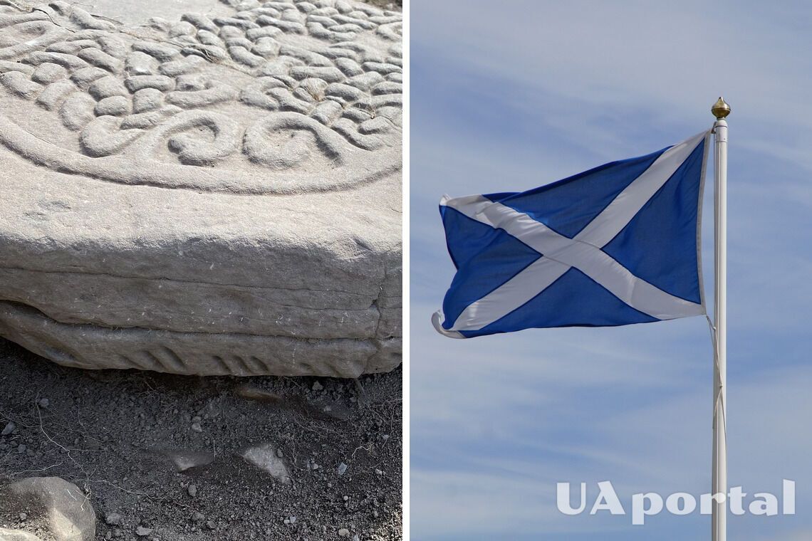 В Шотландии обнаружили старинный камень возрастом 1500 лет с таинственными надписями (фото)