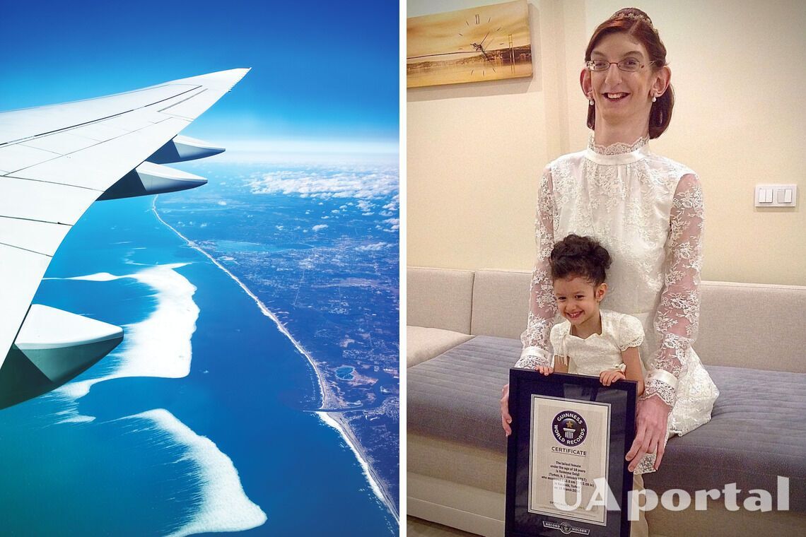 Самая высокая женщина в мире совершила свой первый полет