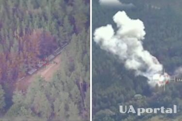 ВСУ уничтожили вражескую колонну с боекомплектами - эффектное видео