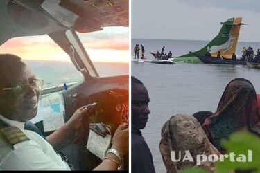 Самолет упал в воду в Танзании